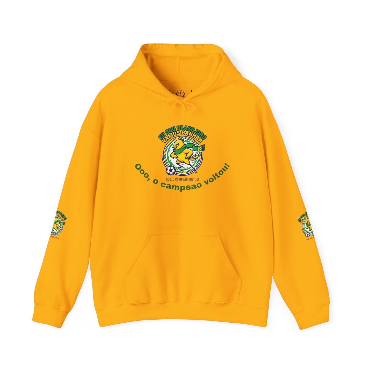 Brazil Retro Soccer Hoodie | national colors, supporters
