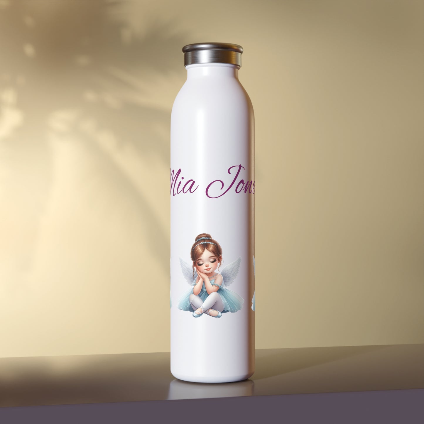 Personalizable Ballerina Water Bottle