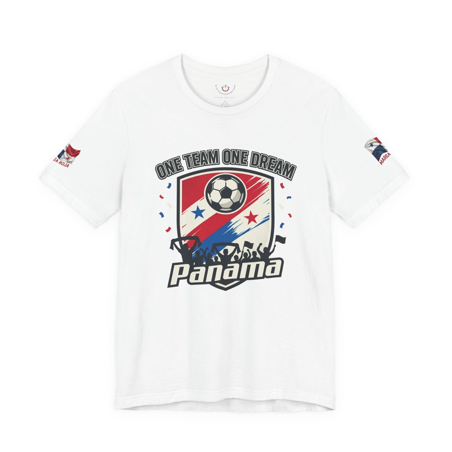 Panama Retro Soccer Crest Tee | country pride, championship season