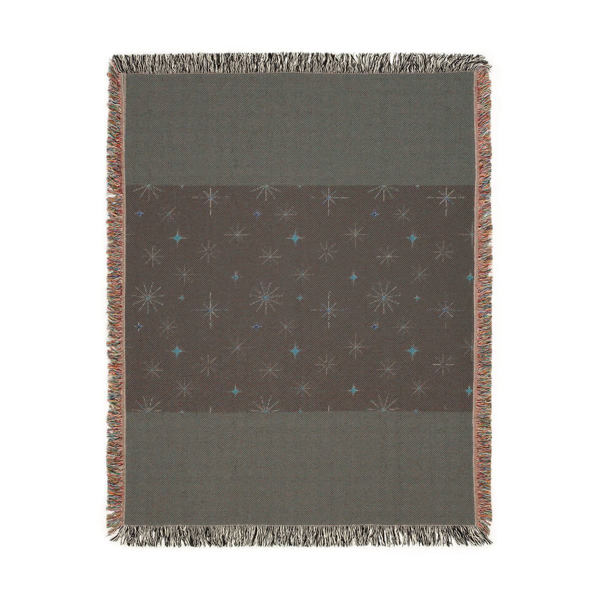 Galaxy Night Woven Blanket — Starfield Throw for Cozy Home & Gifts
