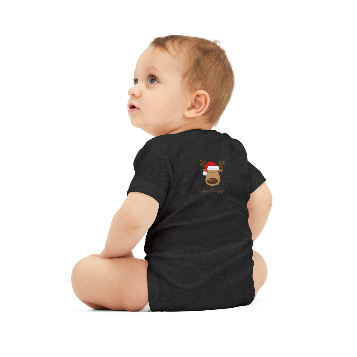 Reindeer Baby Onesie - Cute 'Tis the Season Infant Bodysuit, Christmas Holiday Outfit