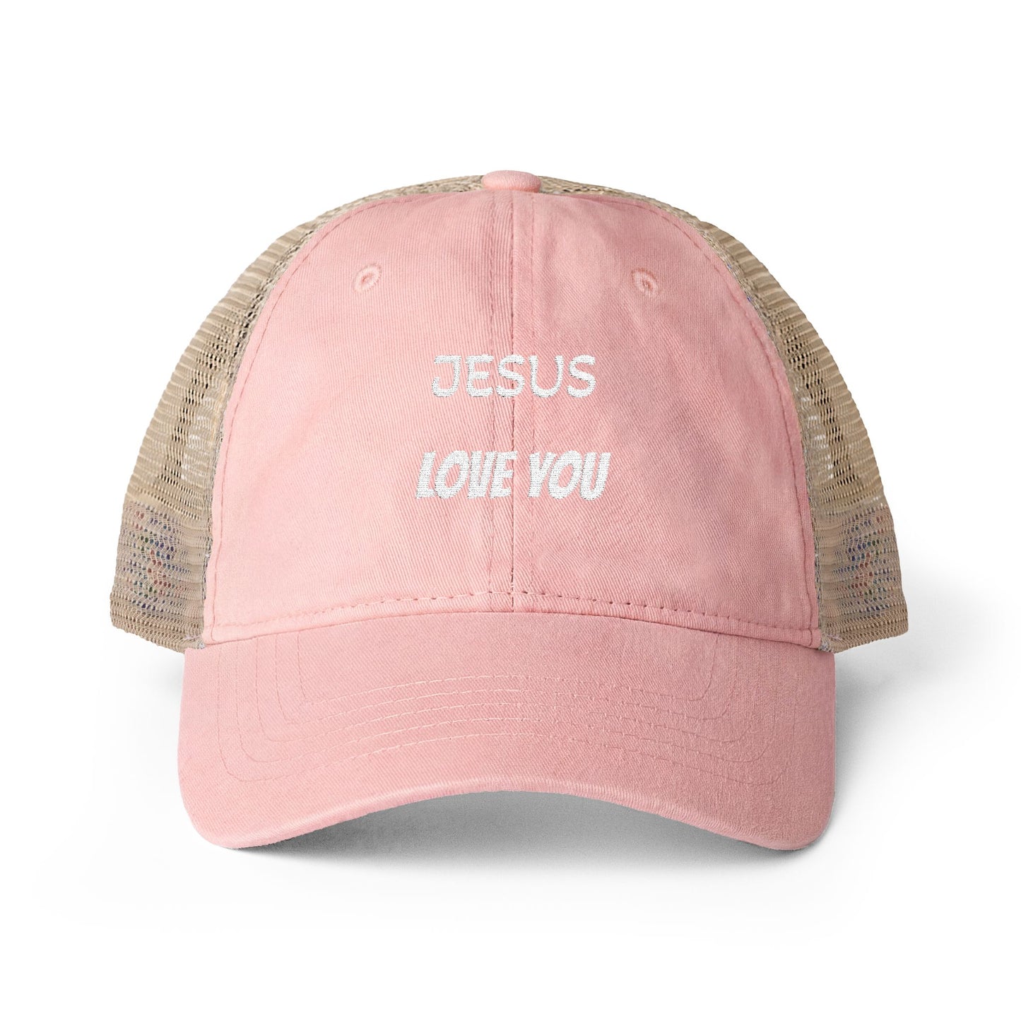 Christian Washed Mesh-Back Cap