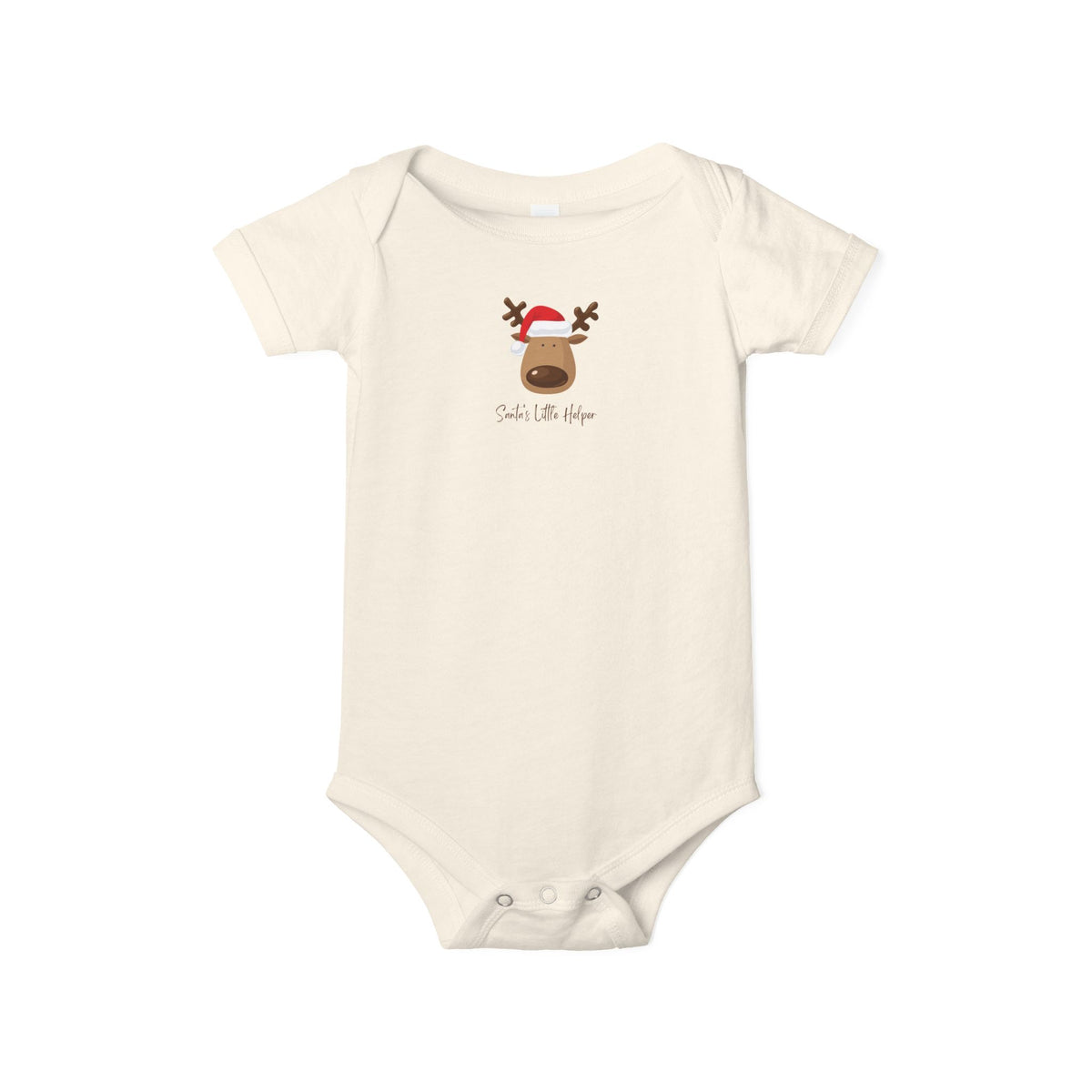 Reindeer Baby Onesie - Cute 'Tis the Season Infant Bodysuit, Christmas Holiday Outfit