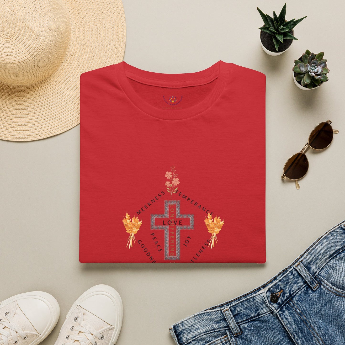 Faith Cross T-Shirt — Inspirational Christian Tee