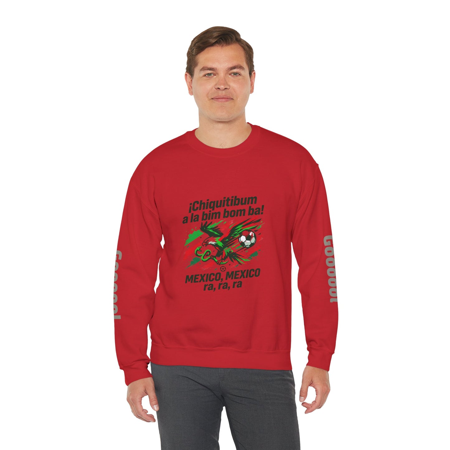 Mexico Chant Soccer Crewneck, country pride, retro soccer