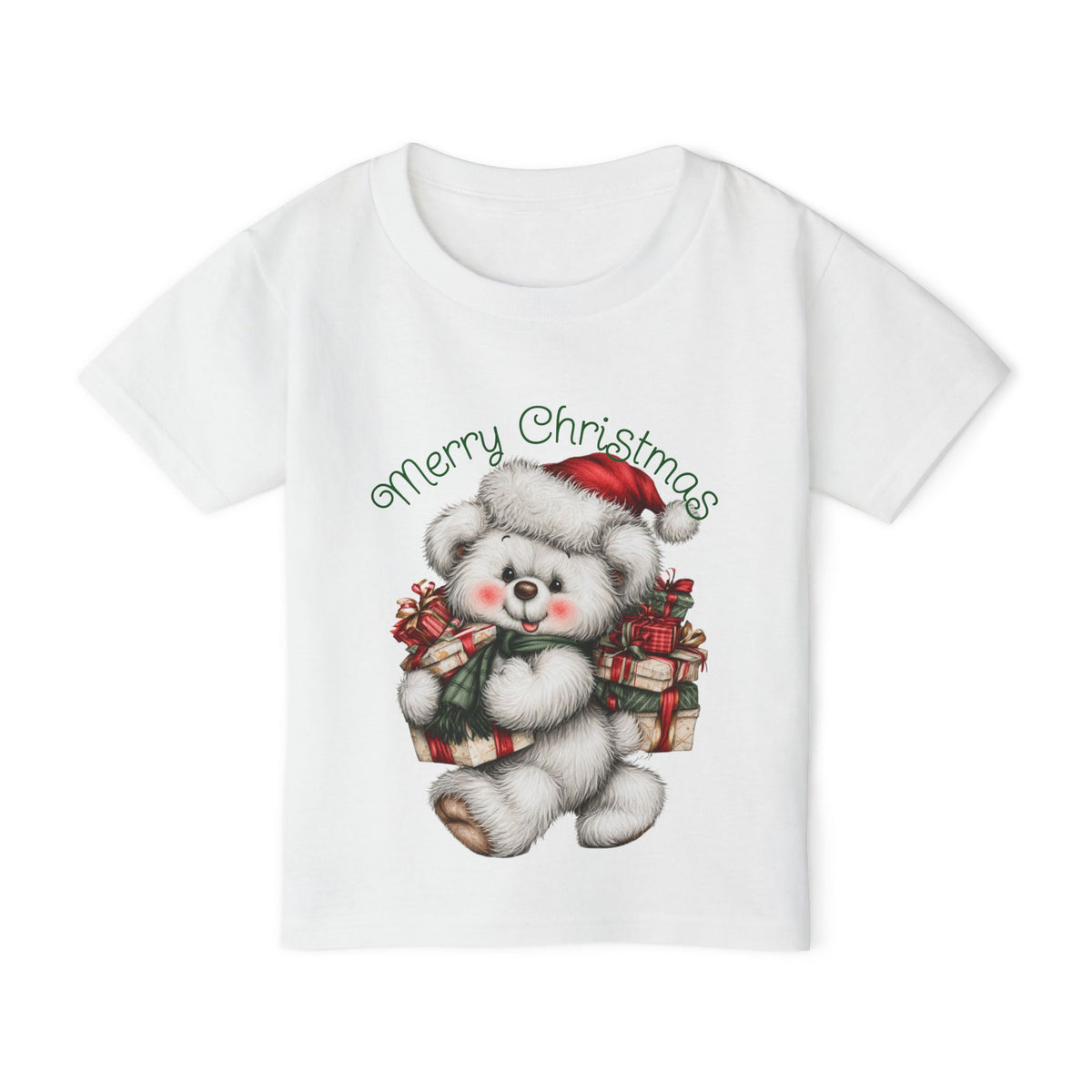Merry Christmas Bear Toddler T-Shirt