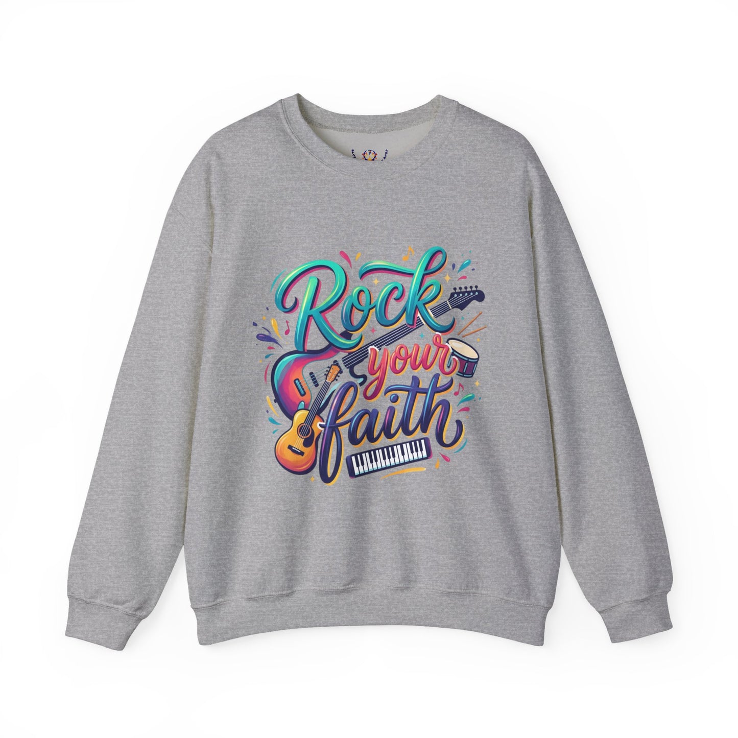 Rock Your Faith Sweatshirt — Christian Music Graphic Crewneck