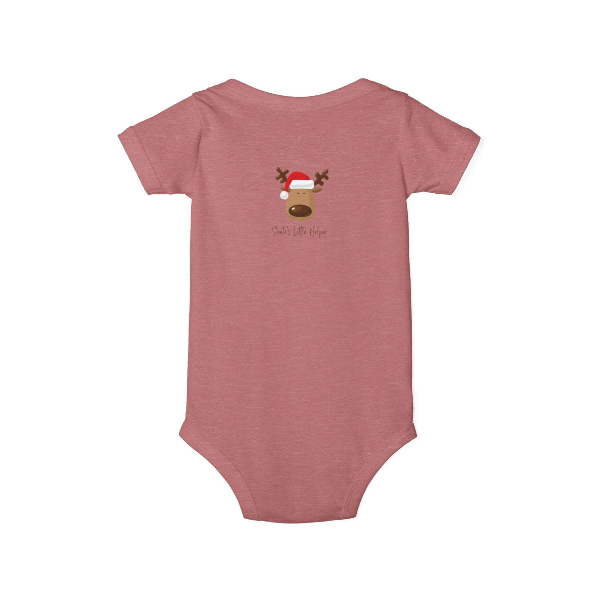 Reindeer Baby Onesie - Cute 'Tis the Season Infant Bodysuit, Christmas Holiday Outfit