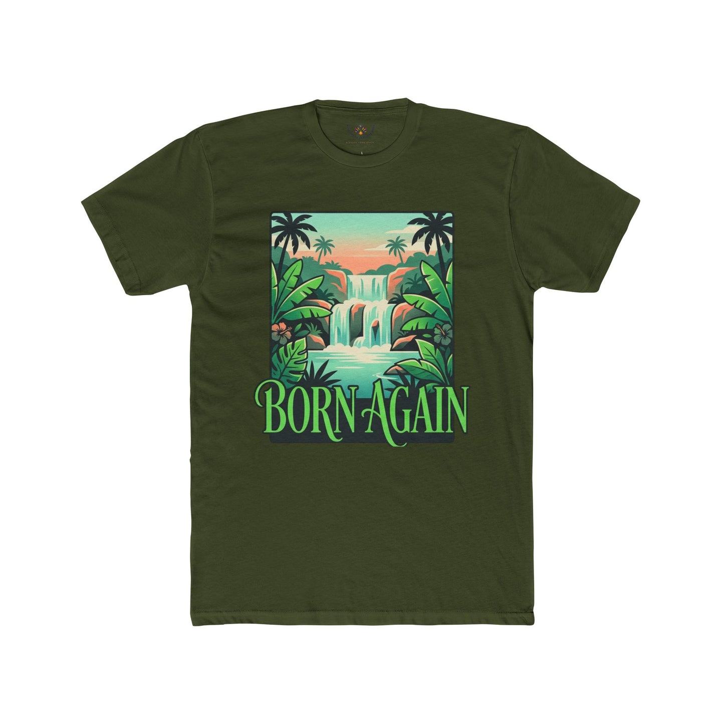 Born Again Waterfall Tee
