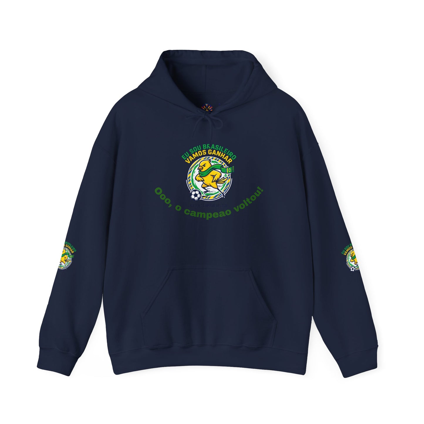 Brazil Retro Soccer Hoodie | national colors, supporters