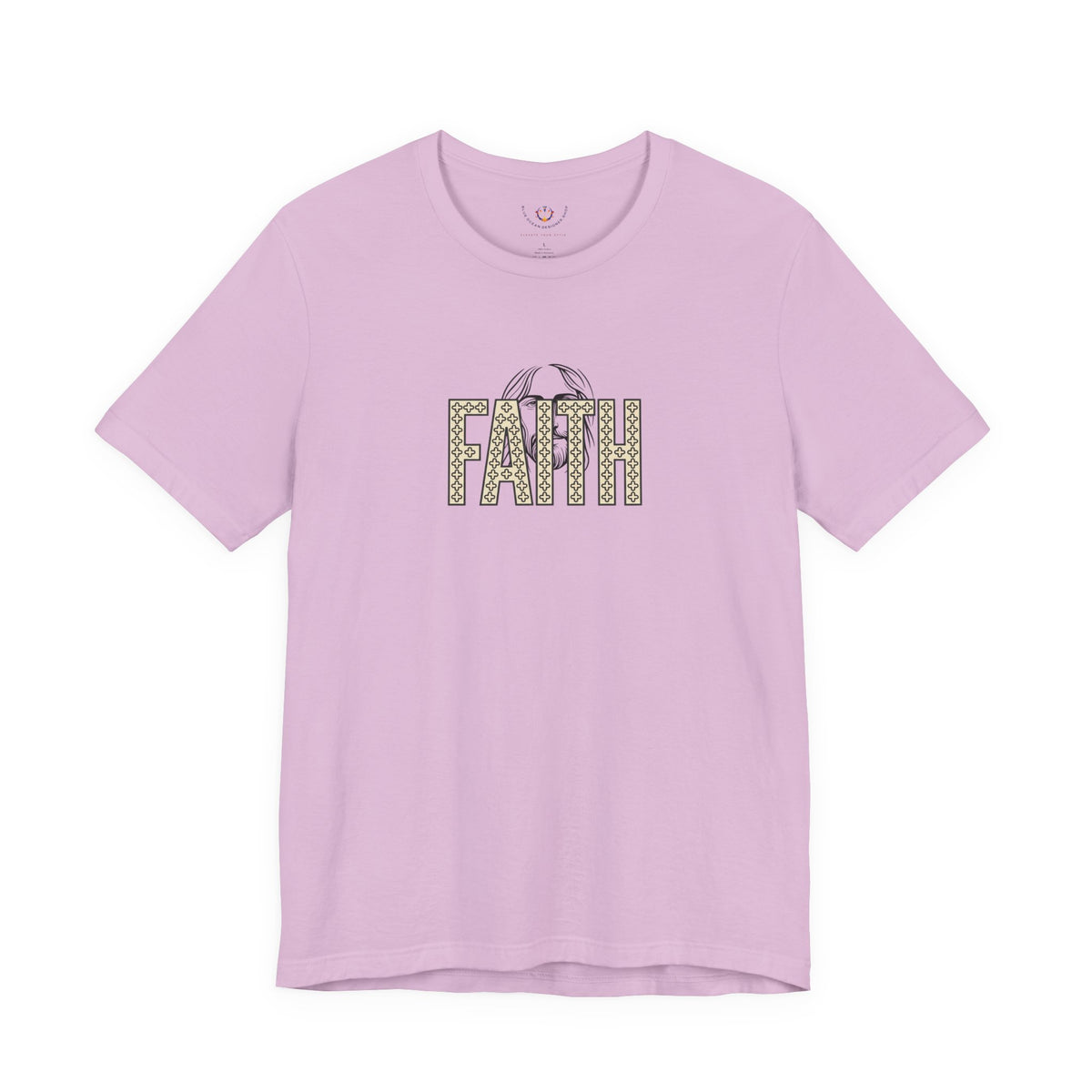 Faith Graphic Tee — Jesus Face Christian T-Shirt