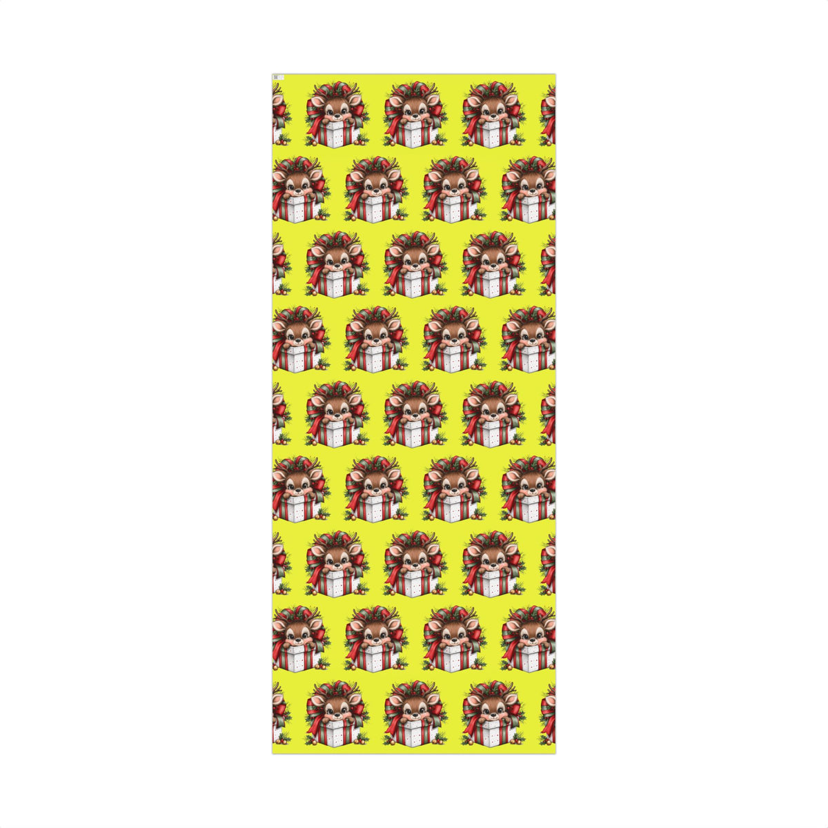 Christmas Reindeer Gift Wrap Paper – Cute Holiday Present Wrapping Sheets