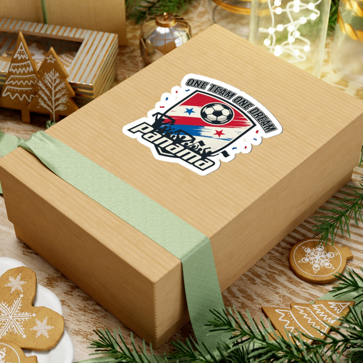 Panama Soccer Crest Kiss-Cut Sticker | country pride, retro soccer