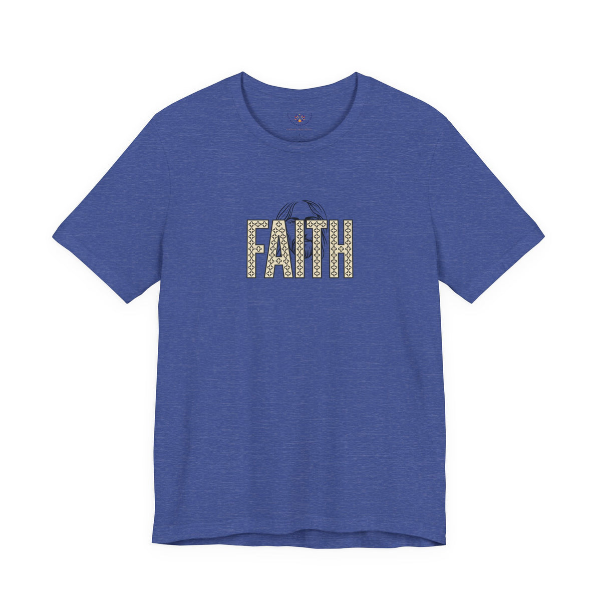 Faith Graphic Tee — Jesus Face Christian T-Shirt
