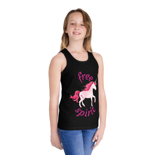 Free Spirit Unicorn Kids Tank Top