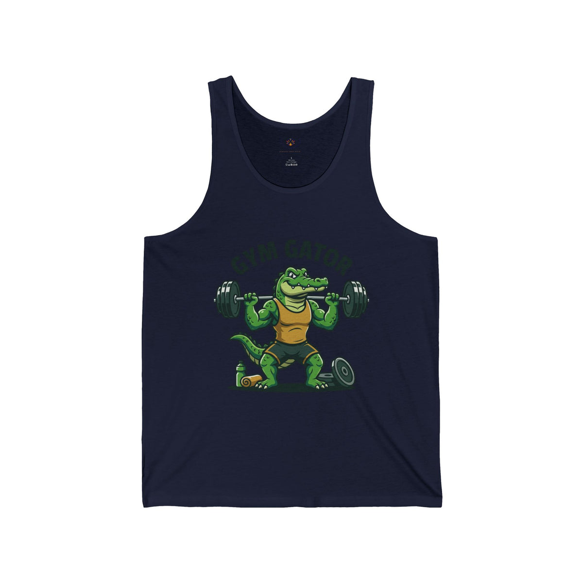 Gym Gator Tank Top — Funny Alligator Weightlifting Fitness Tank