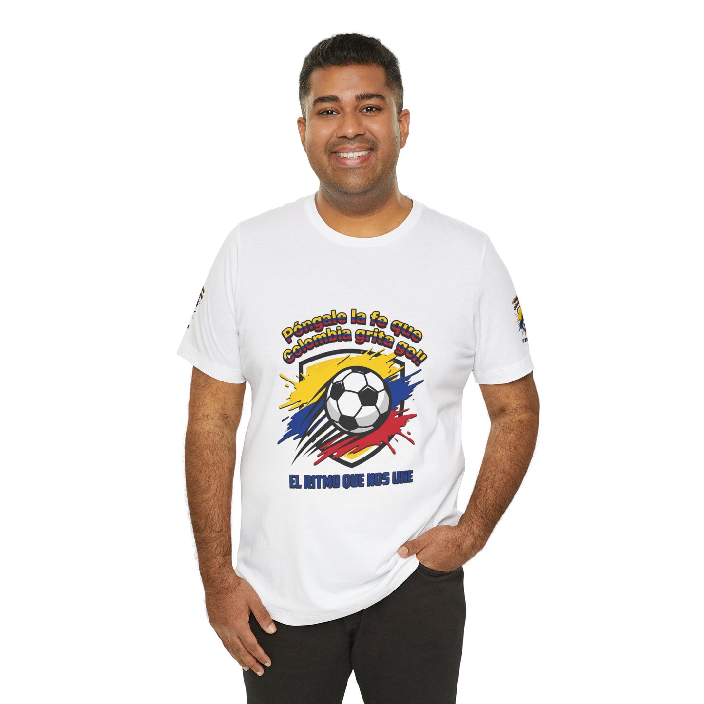 Colombia Pride Soccer Tee | Retro soccer, national colors