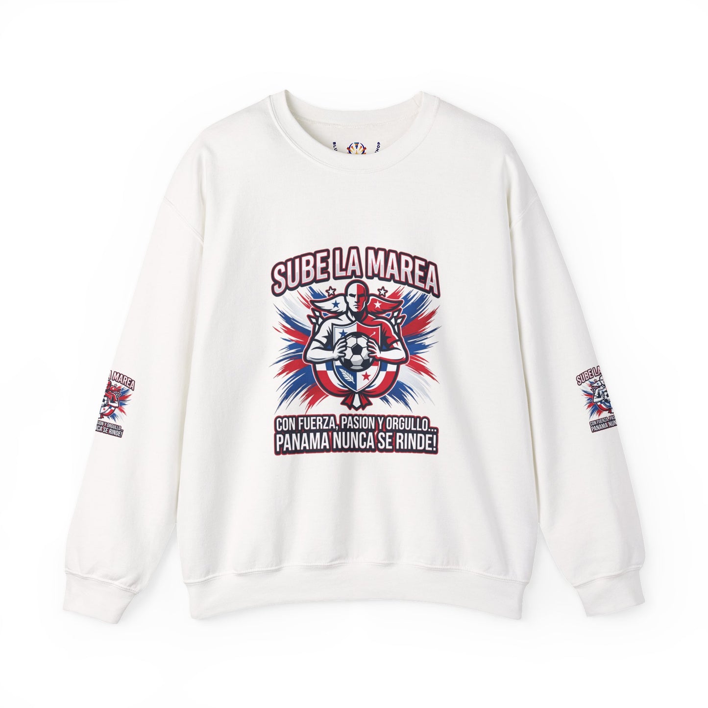 Sube La Marea Soccer Crewneck, Panama Country Pride, Retro Championship
