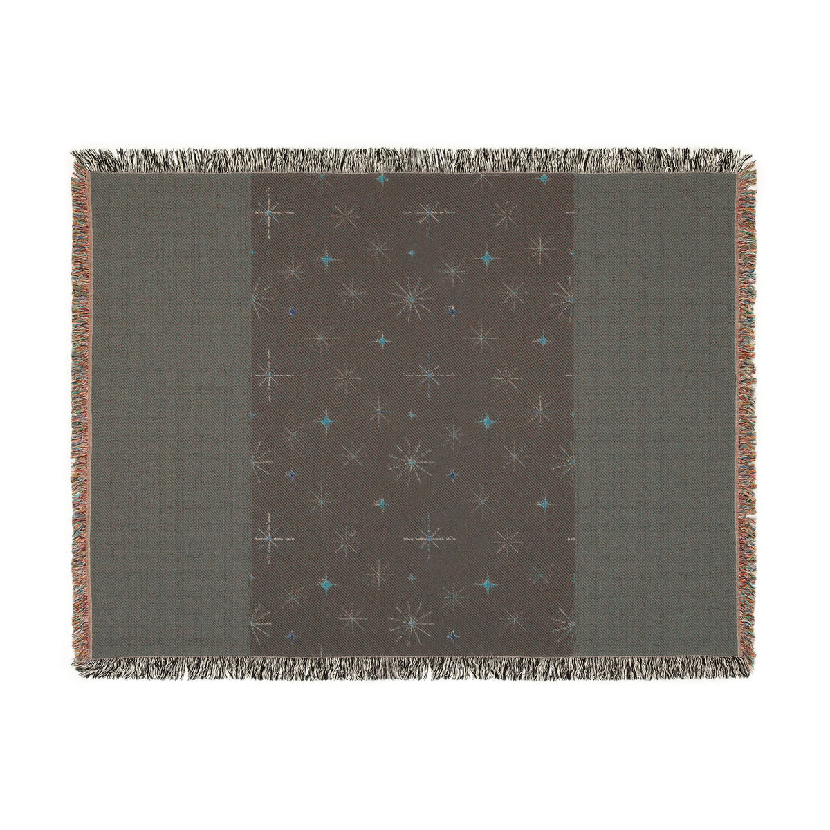 Galaxy Night Woven Blanket — Starfield Throw for Cozy Home & Gifts