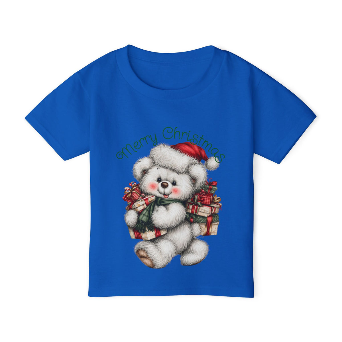 Merry Christmas Bear Toddler T-Shirt