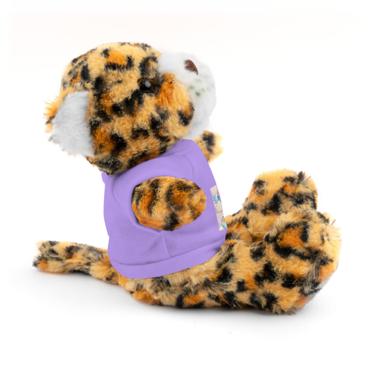 Personalized Plush Bear with Custom Tee — Cute Candy Print & Name