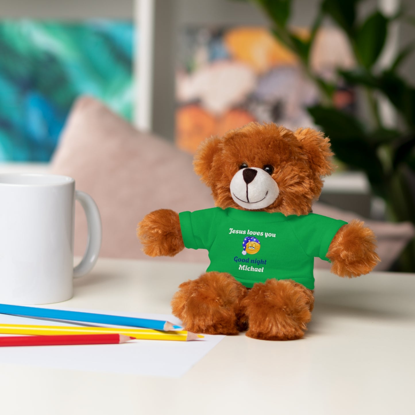 Personalizable Stuffed Animal Tee - Good Night Design