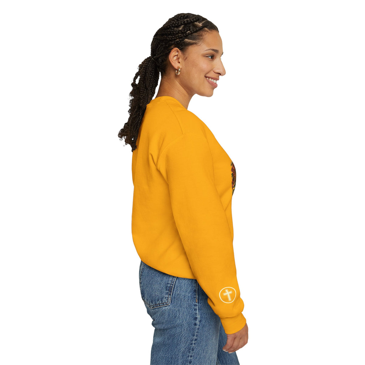 A Savior Is Born Christmas Crewneck Sweatshirt