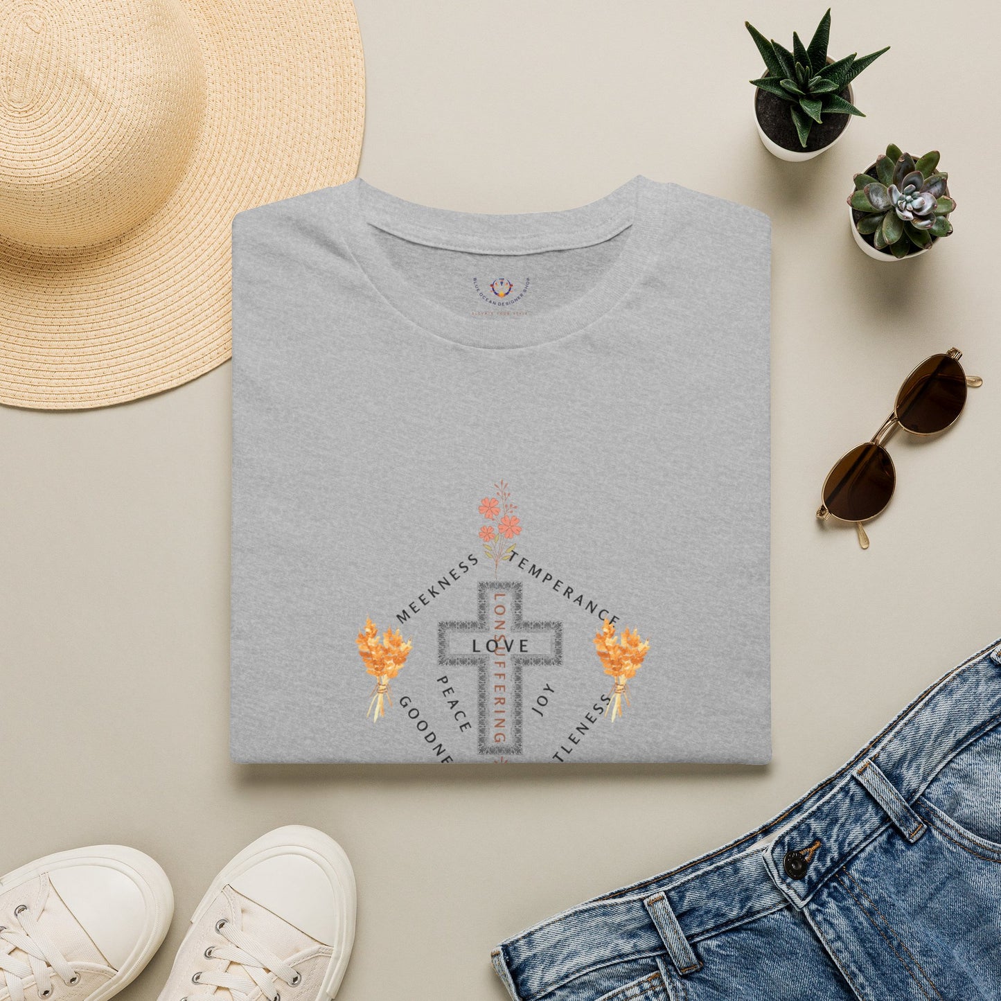 Faith Cross T-Shirt — Inspirational Christian Tee
