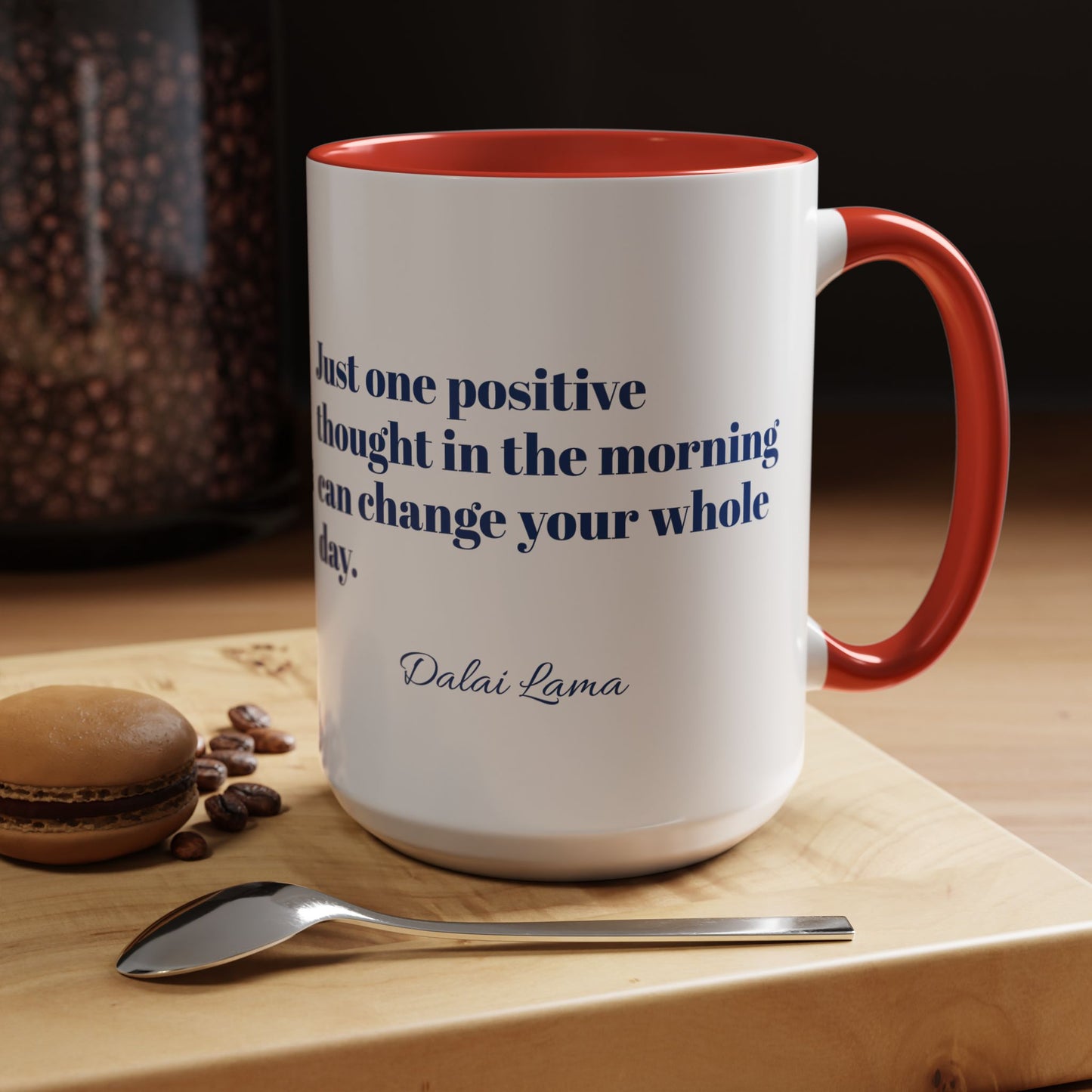 Positive Attitude Accent Coffee Mug (11, 15oz)