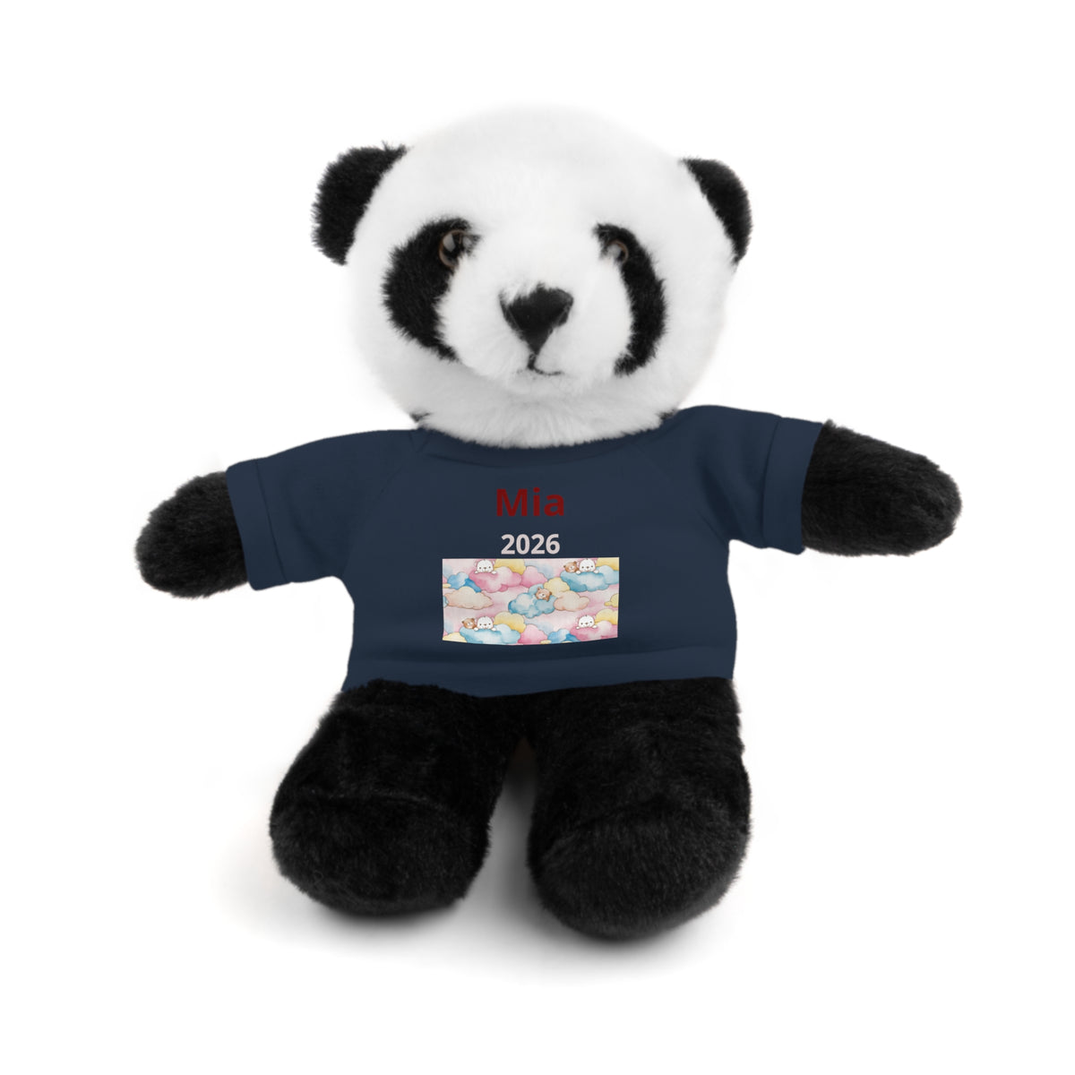 Personalized Plush Bear with Custom Tee — Cute Plush Print & Name