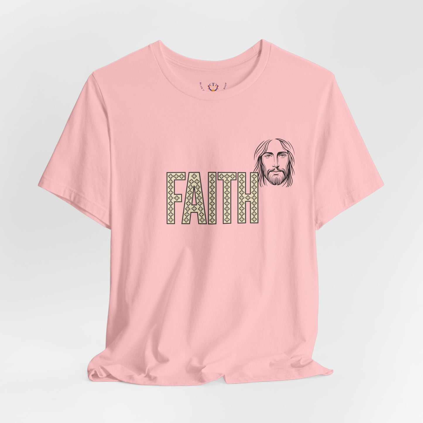 Faith Graphic Tee — Jesus Face Christian T-Shirt