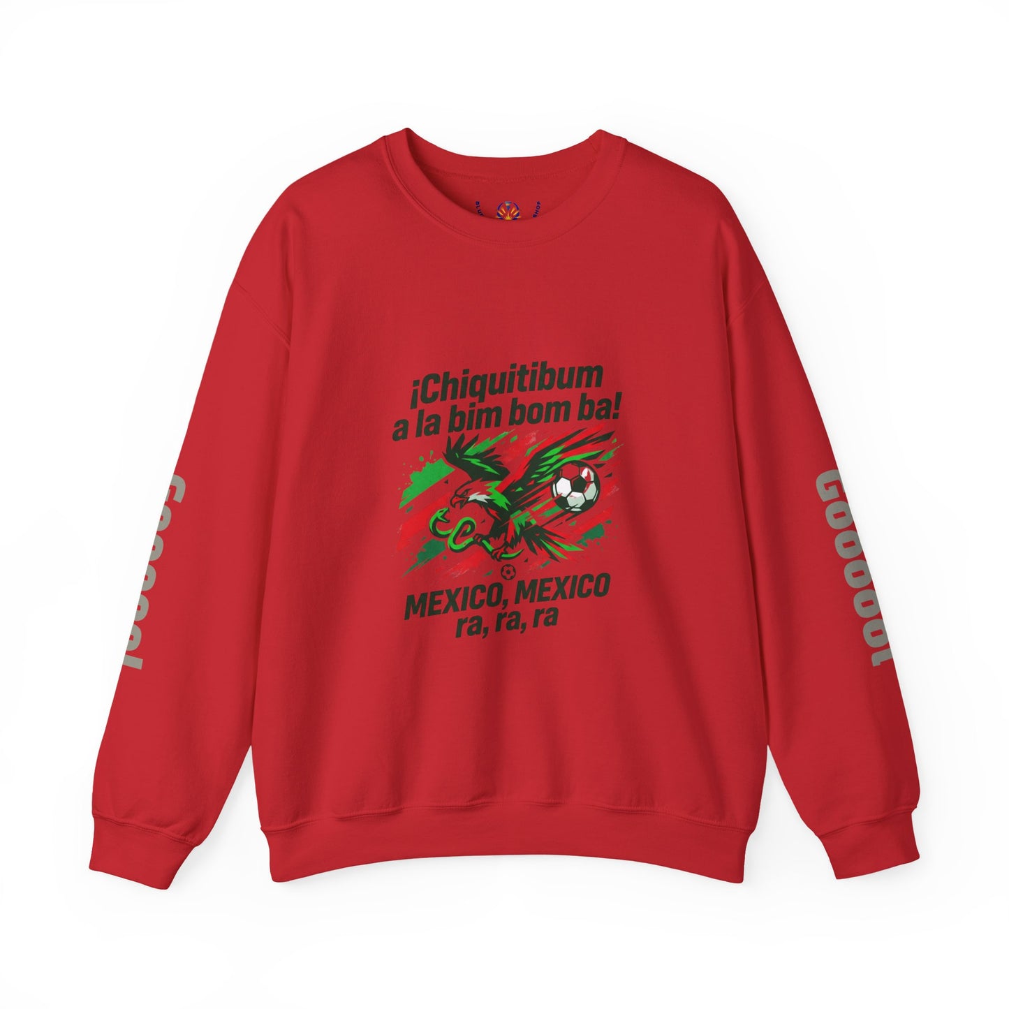 Mexico Chant Soccer Crewneck, country pride, retro soccer