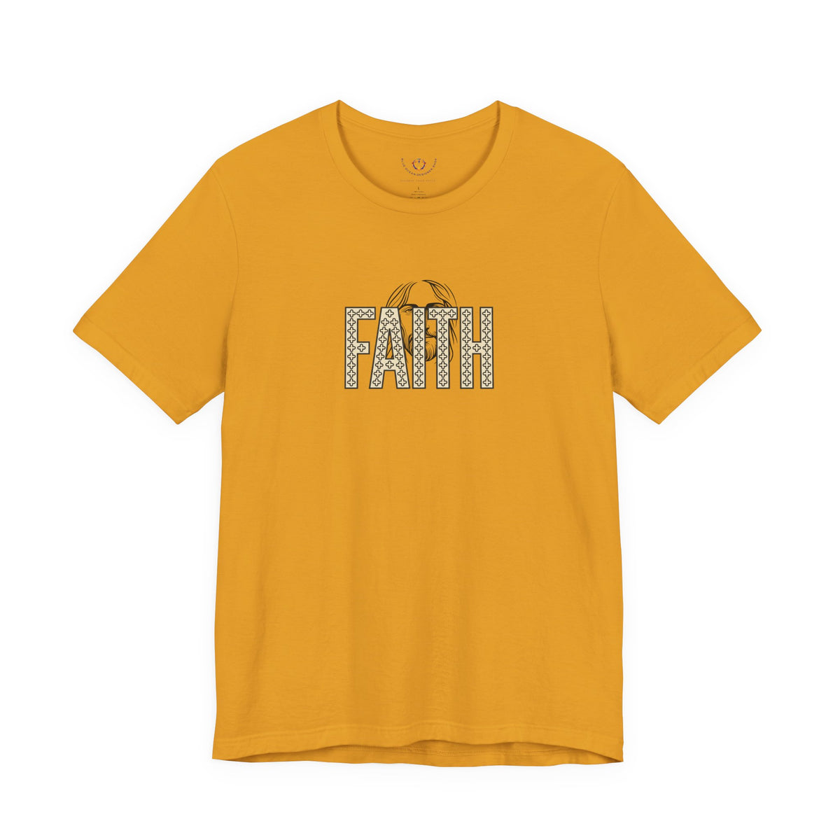 Faith Graphic Tee — Jesus Face Christian T-Shirt