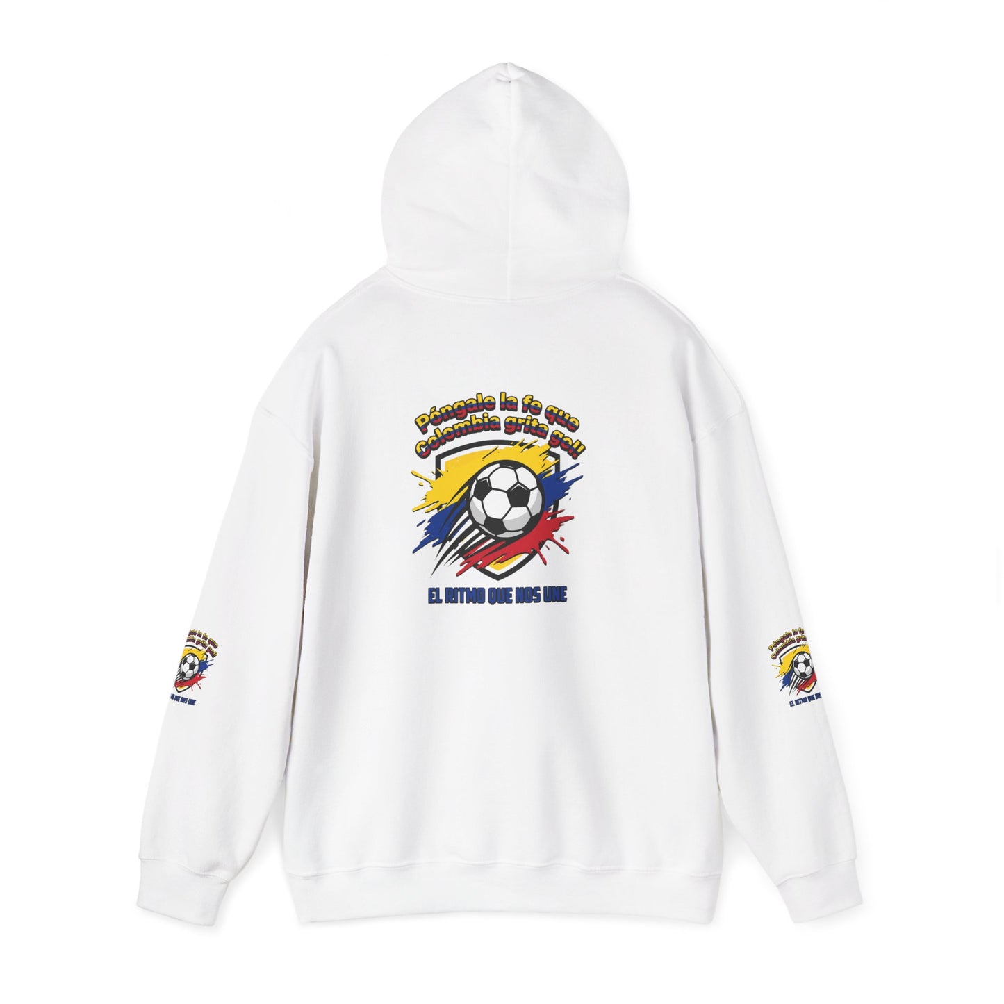 Colombia Pride Soccer Crest Hoodie | retro soccer, national colors