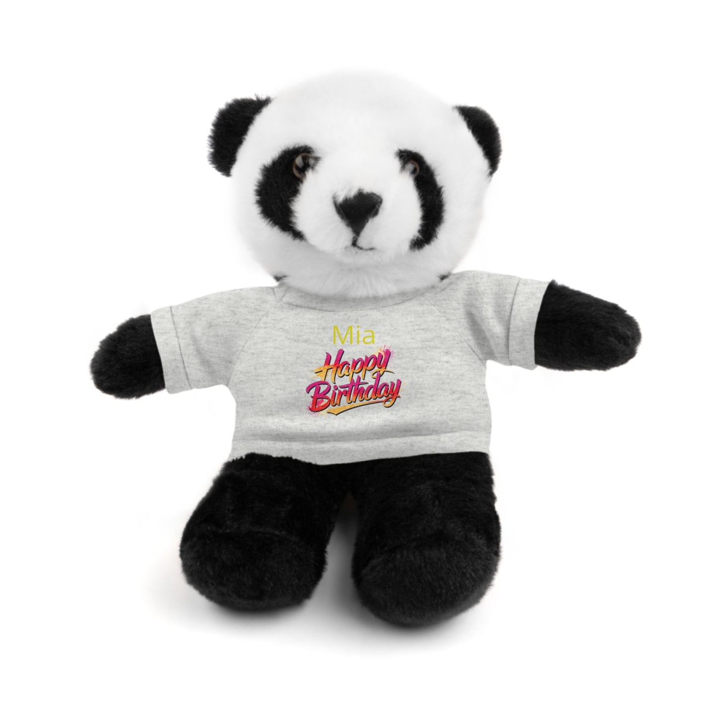 Personalized Birthday Teddy Bear with 'Happy Birthday' Tee