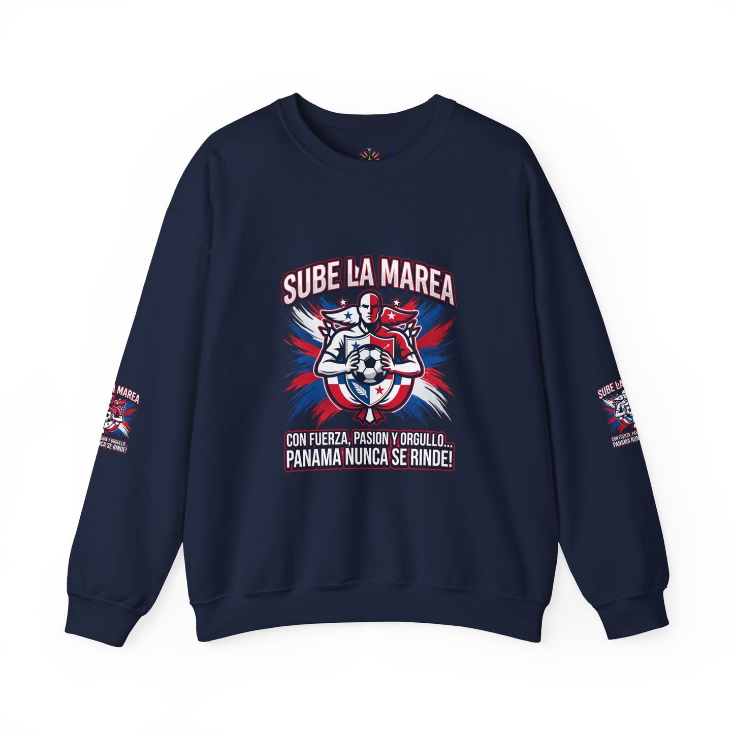Sube La Marea Soccer Crewneck, Panama Country Pride, Retro Championship