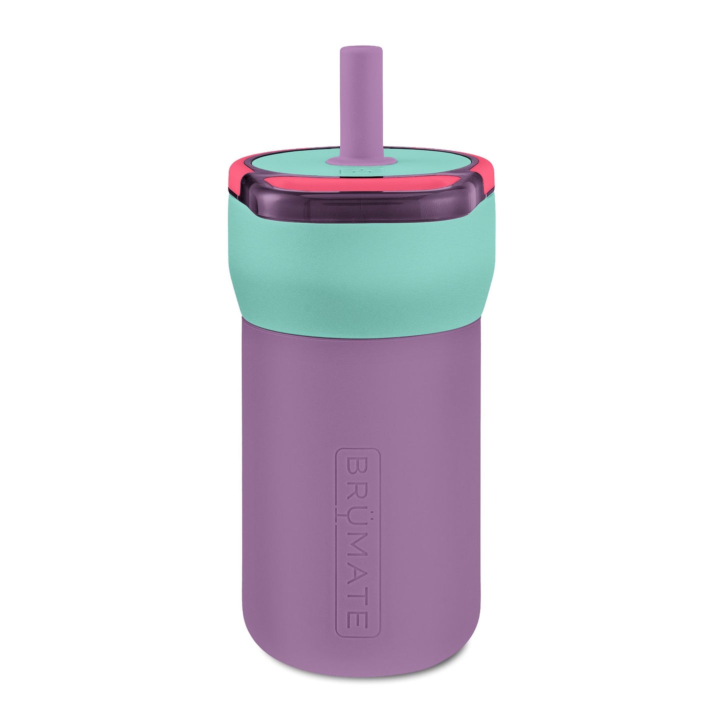 Kids 12oz Engraved Leakproof Straw Tumbler — Personalized Insulated Water Bottle