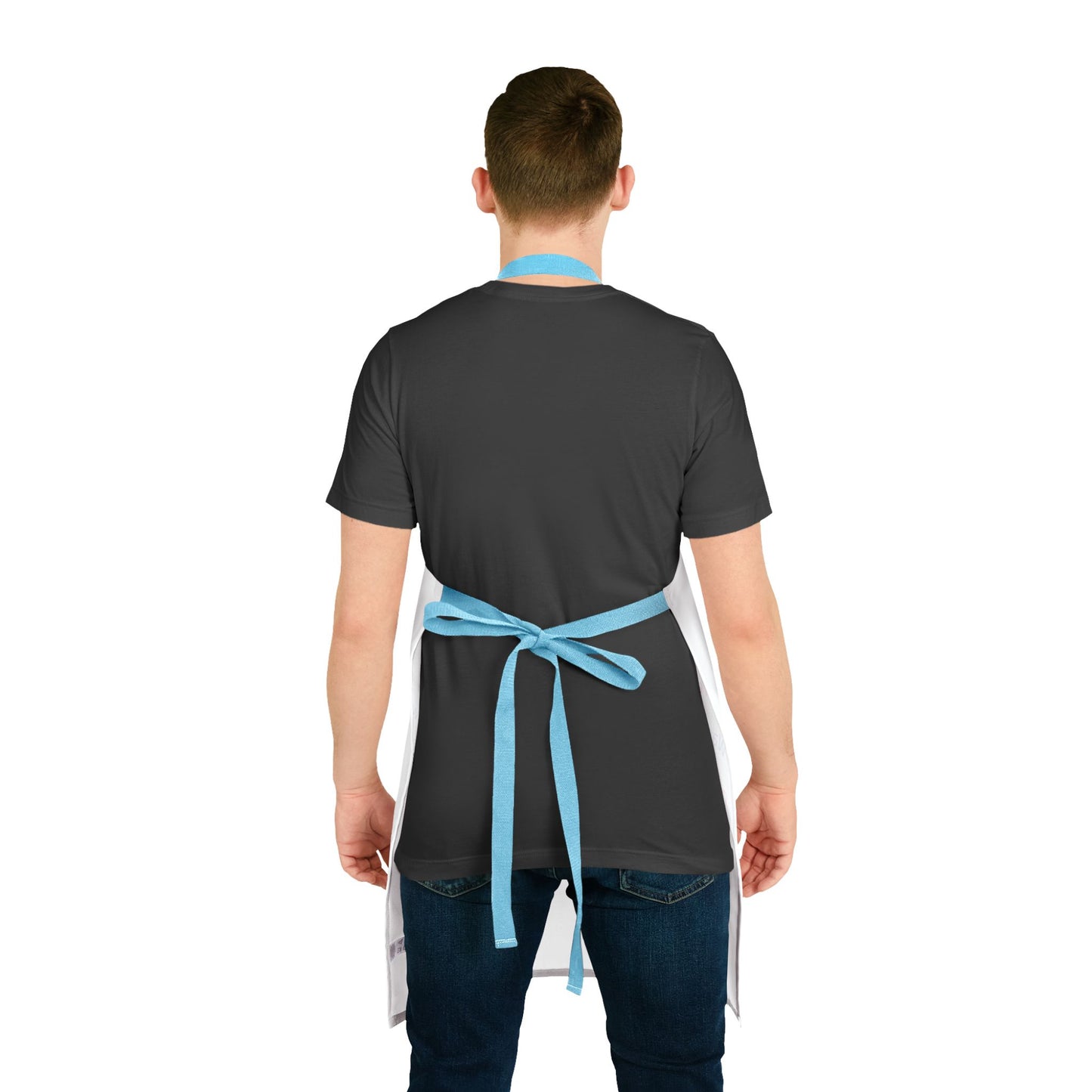 Apron, Fish Design, 2-Color Straps