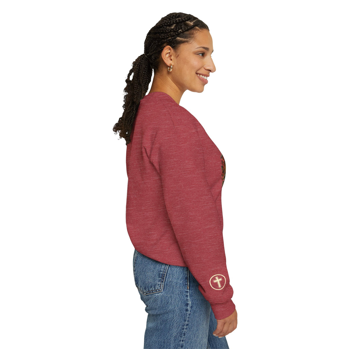 A Savior Is Born Christmas Crewneck Sweatshirt