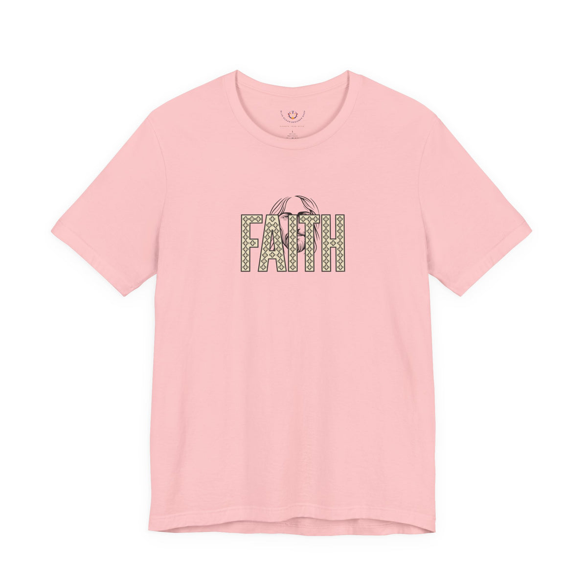 Faith Graphic Tee — Jesus Face Christian T-Shirt