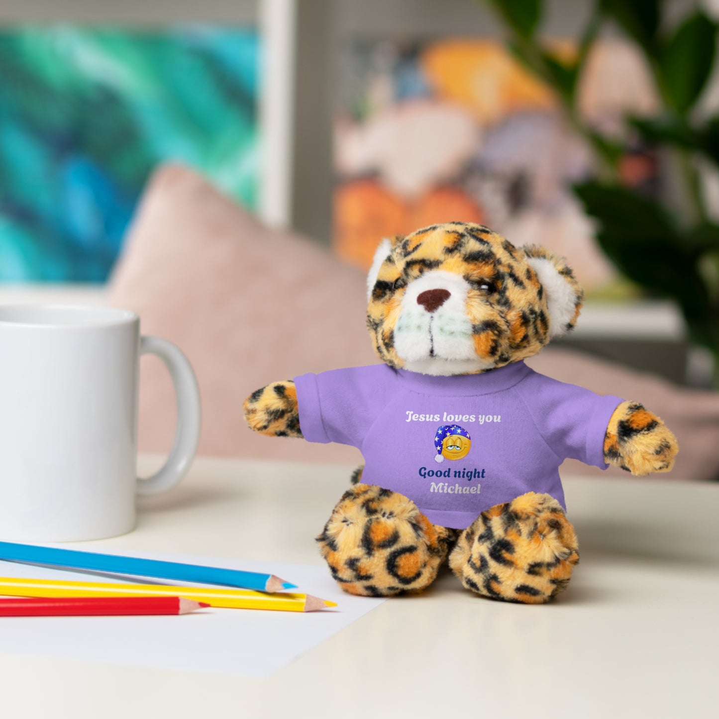 Personalizable Stuffed Animal Tee - Good Night Design