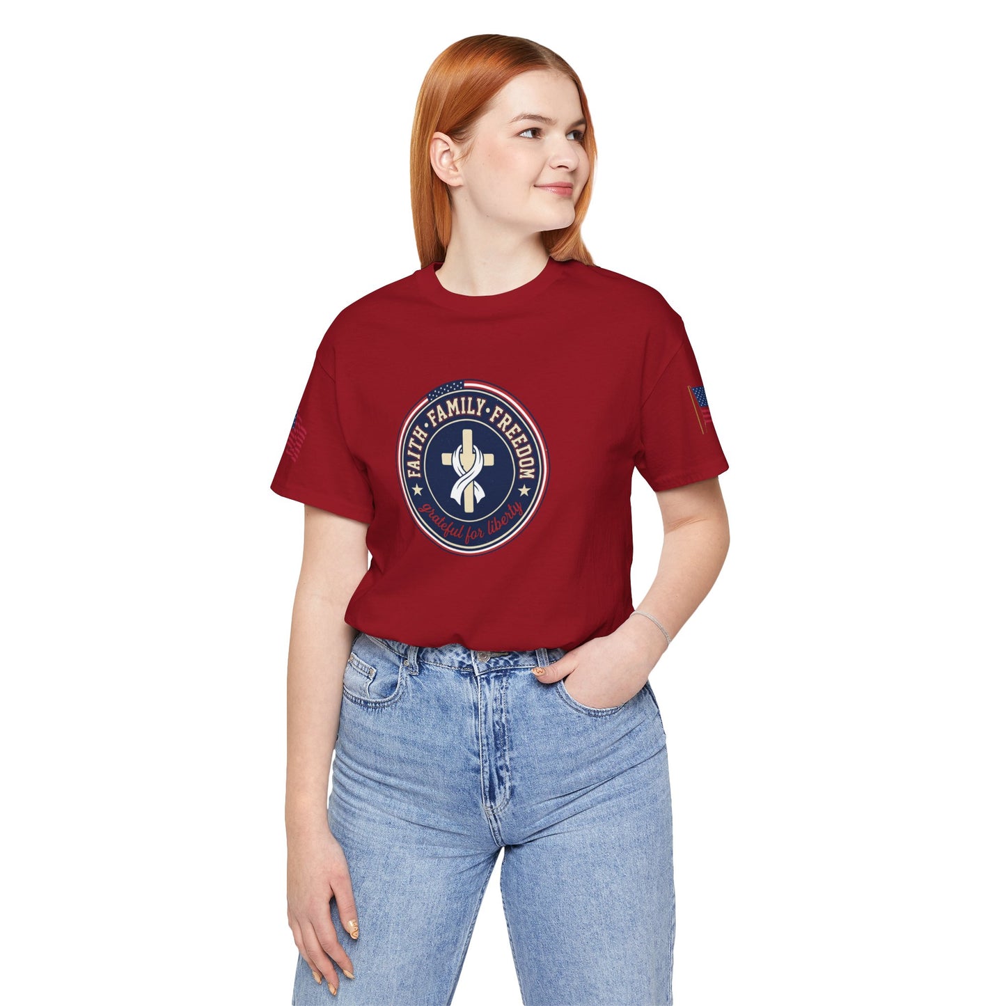 Faith Family Freedom Tee | Patriotic t-shirt