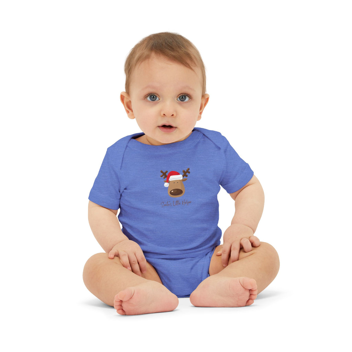 Reindeer Baby Onesie - Cute 'Tis the Season Infant Bodysuit, Christmas Holiday Outfit