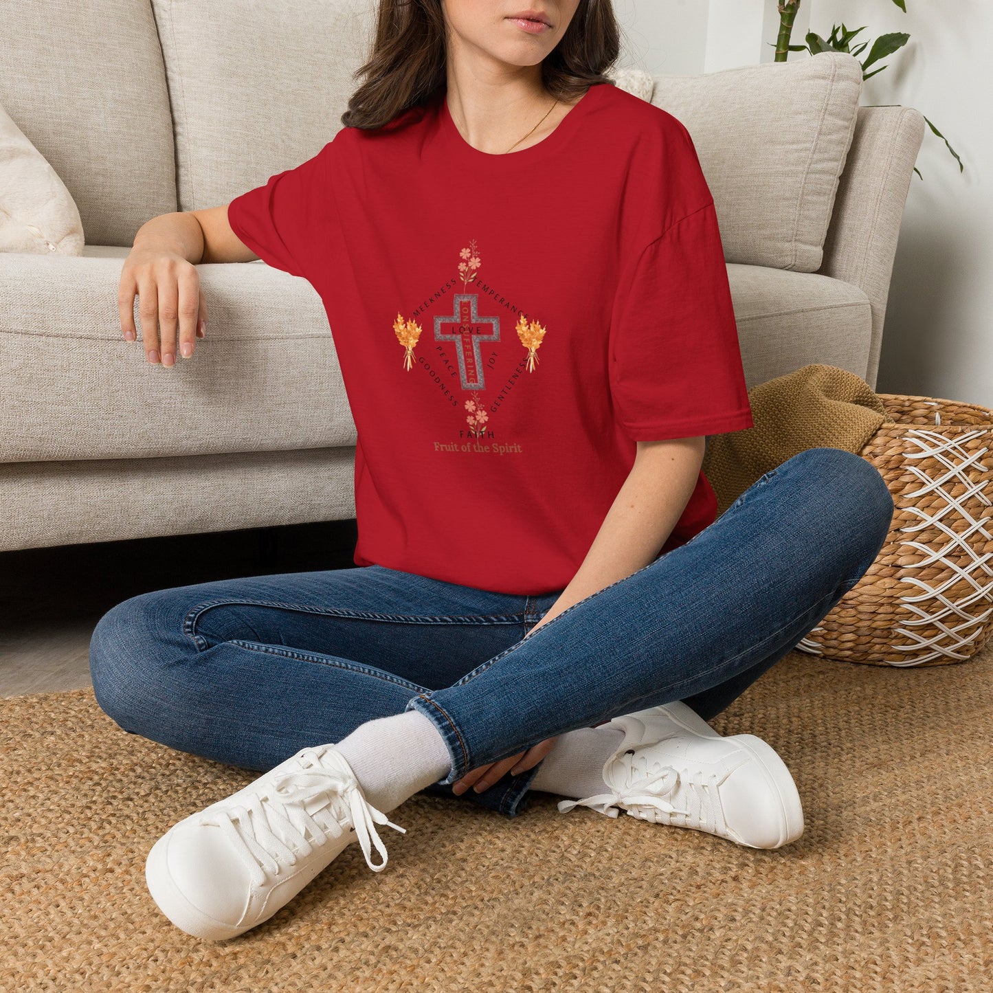 Faith Cross T-Shirt — Inspirational Christian Tee
