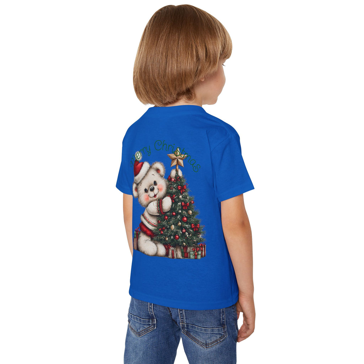 Merry Christmas Bear Toddler T-Shirt
