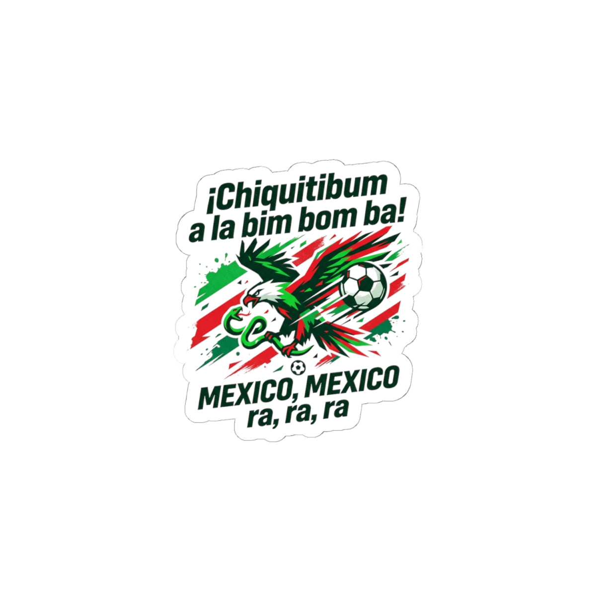 Chant-Style Mexico Soccer Sticker | country pride, retro soccer