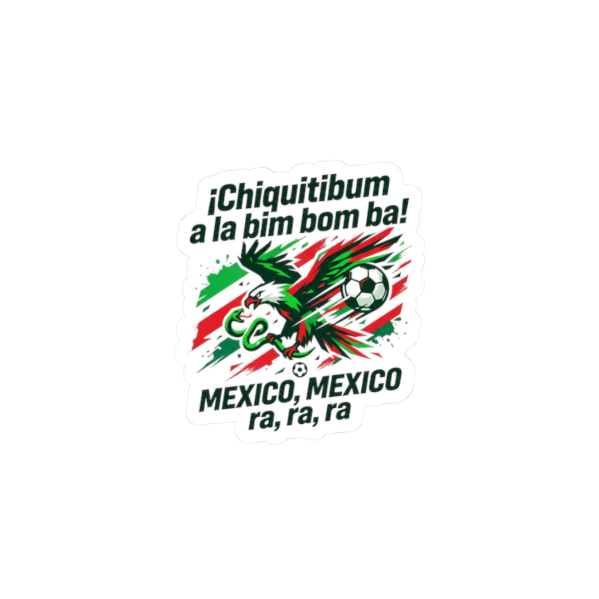 Chant-Style Mexico Soccer Sticker | country pride, retro soccer