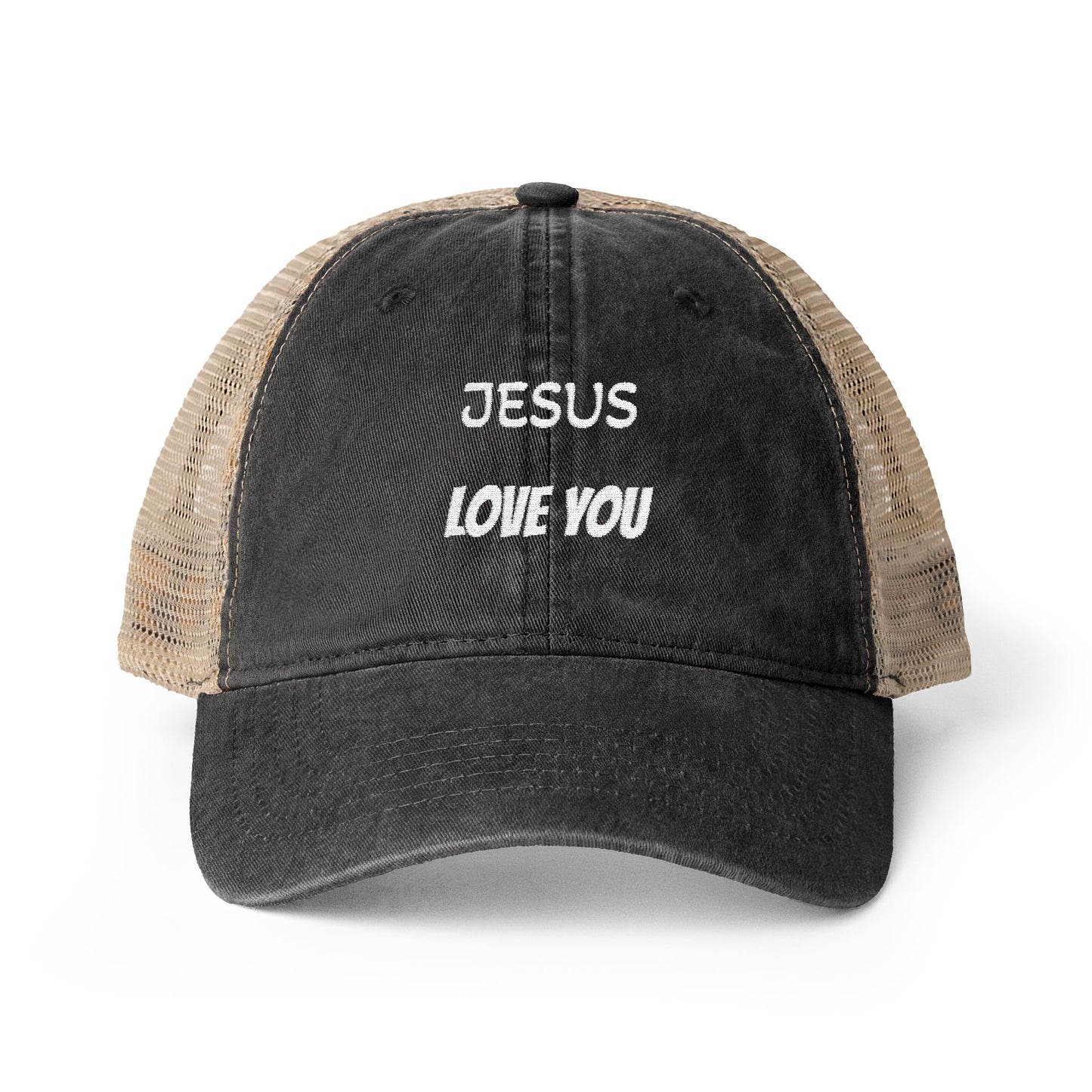 Christian Washed Mesh-Back Cap