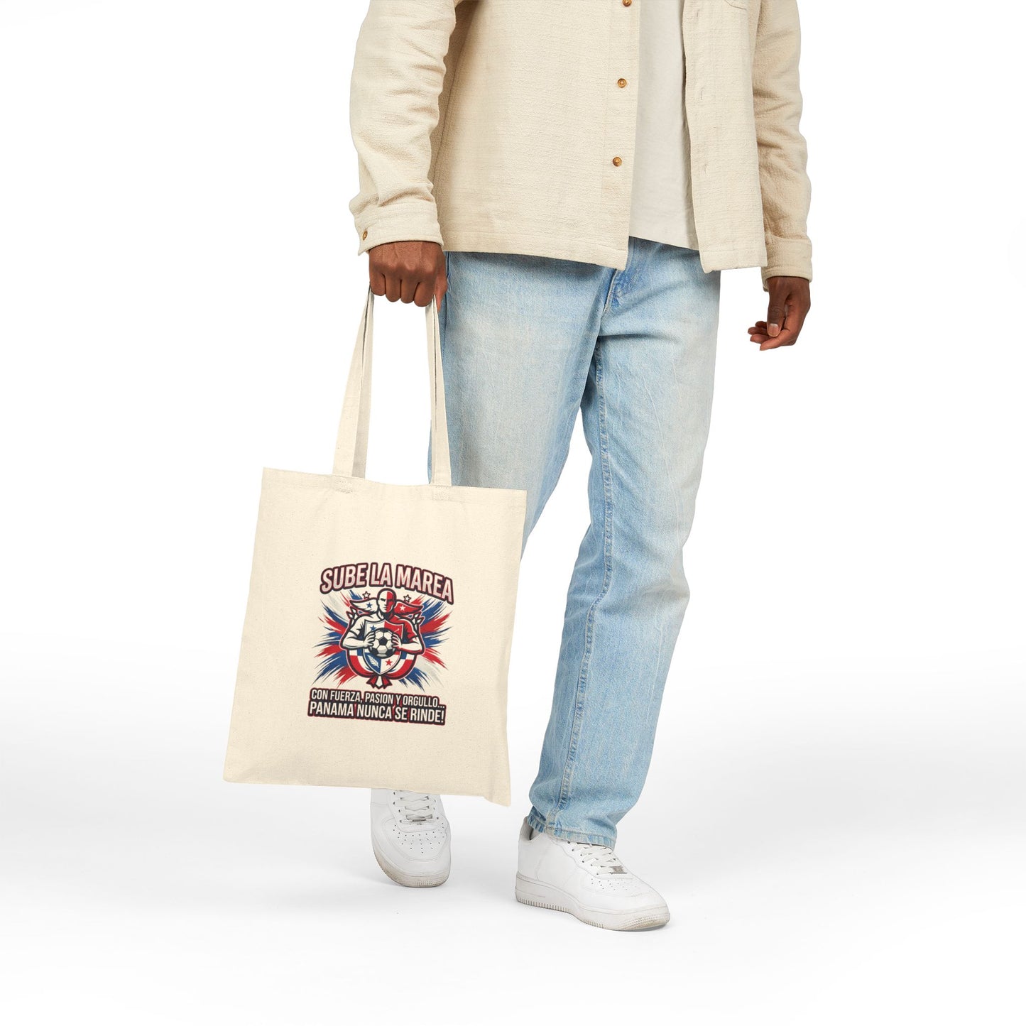 Sube La Marea Retro Soccer Tote | Country Pride, National Colors