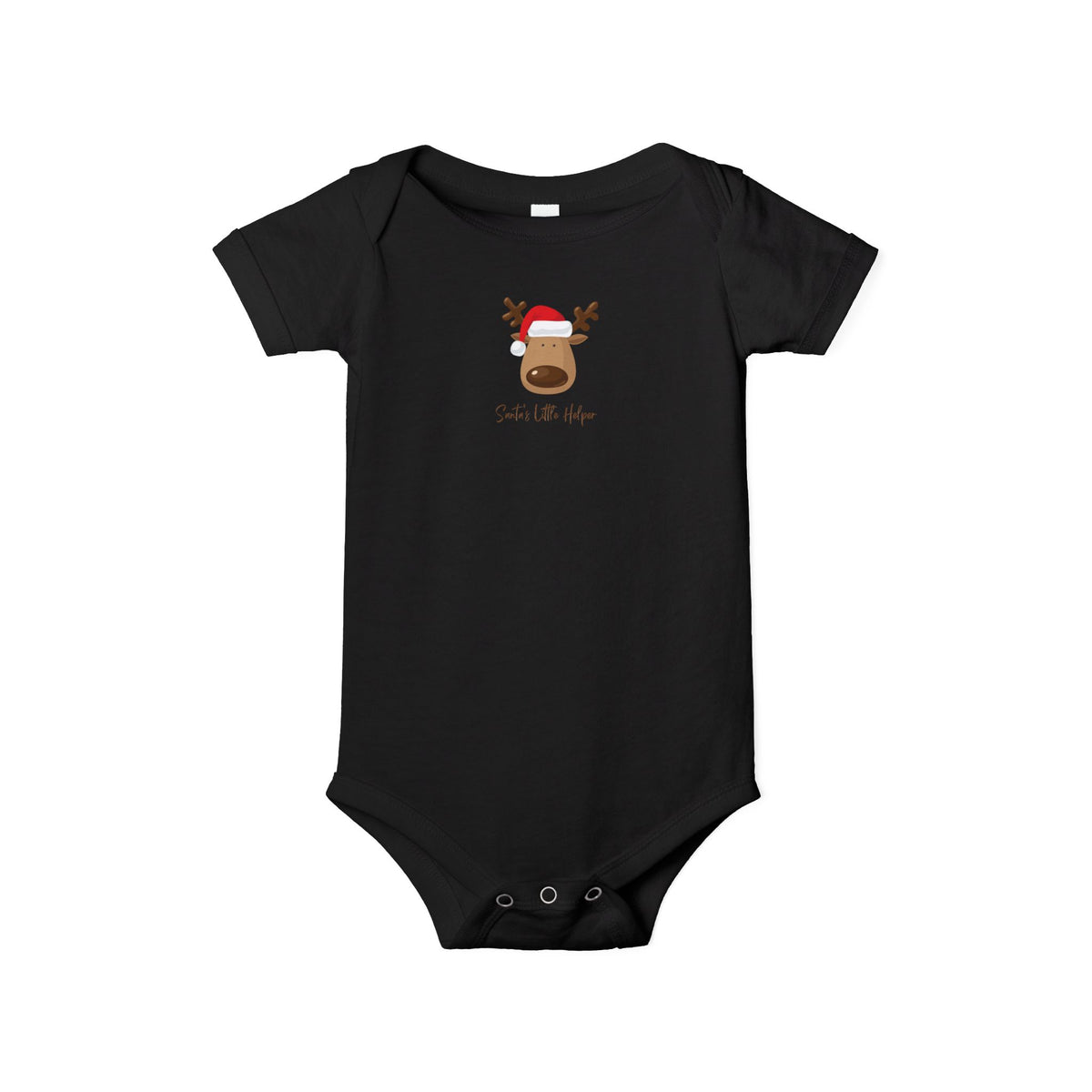Reindeer Baby Onesie - Cute 'Tis the Season Infant Bodysuit, Christmas Holiday Outfit